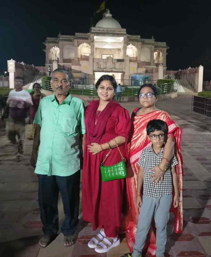 With family